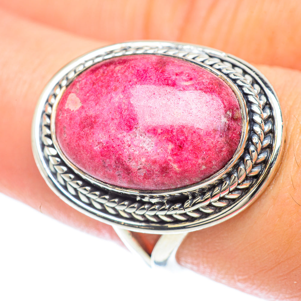 Thulite Rings handcrafted by Anasilvercos - RING56451