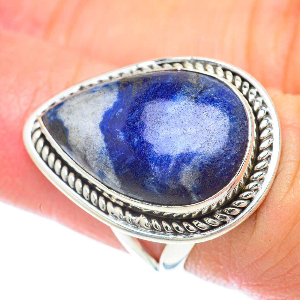 Sodalite Rings handcrafted by Anasilvercos - RING56460