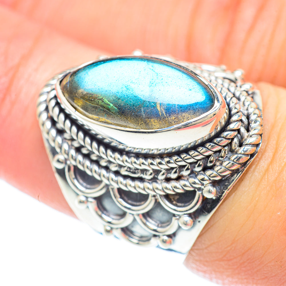 Labradorite Rings handcrafted by Anasilvercos - RING56461