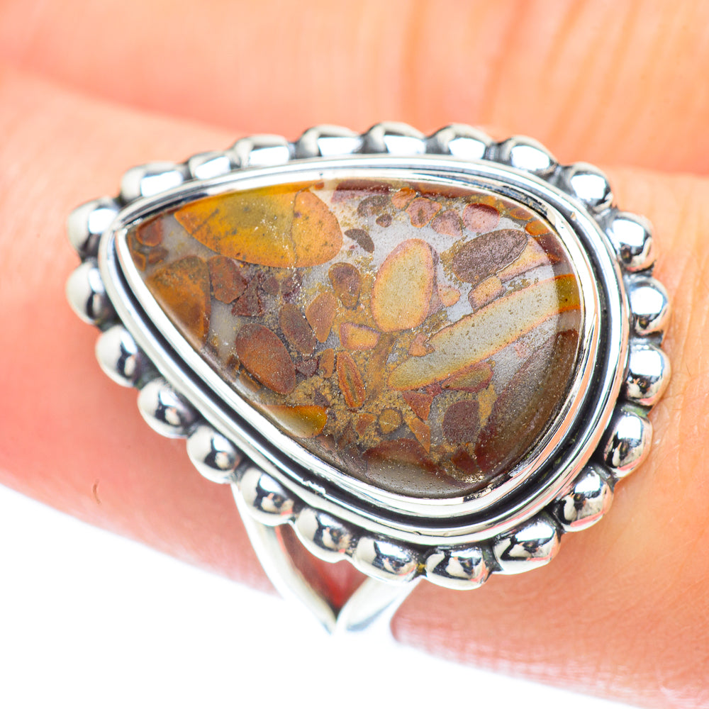 Chert Breccia Rings handcrafted by Anasilvercos - RING56466