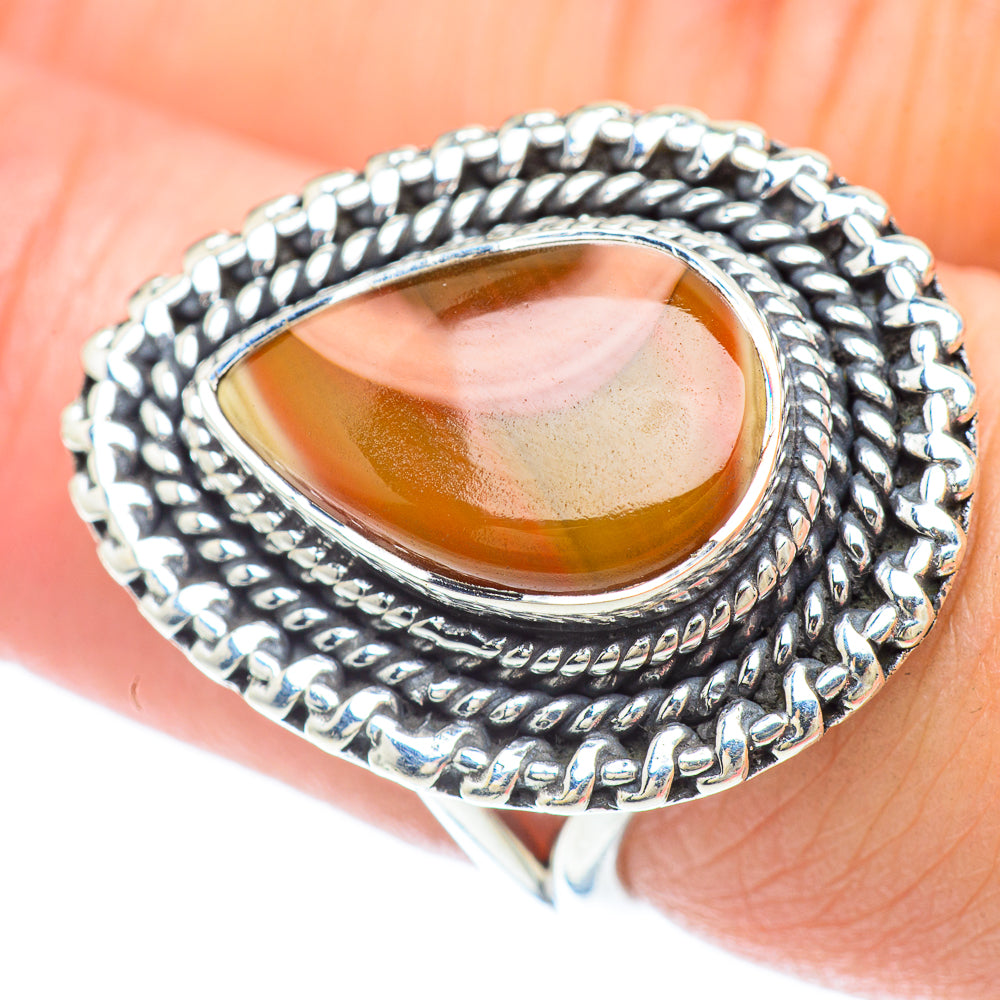 Willow Creek Jasper Rings handcrafted by Anasilvercos - RING56489