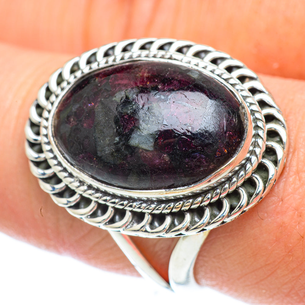 Russian Eudialyte Rings handcrafted by Anasilvercos - RING56498