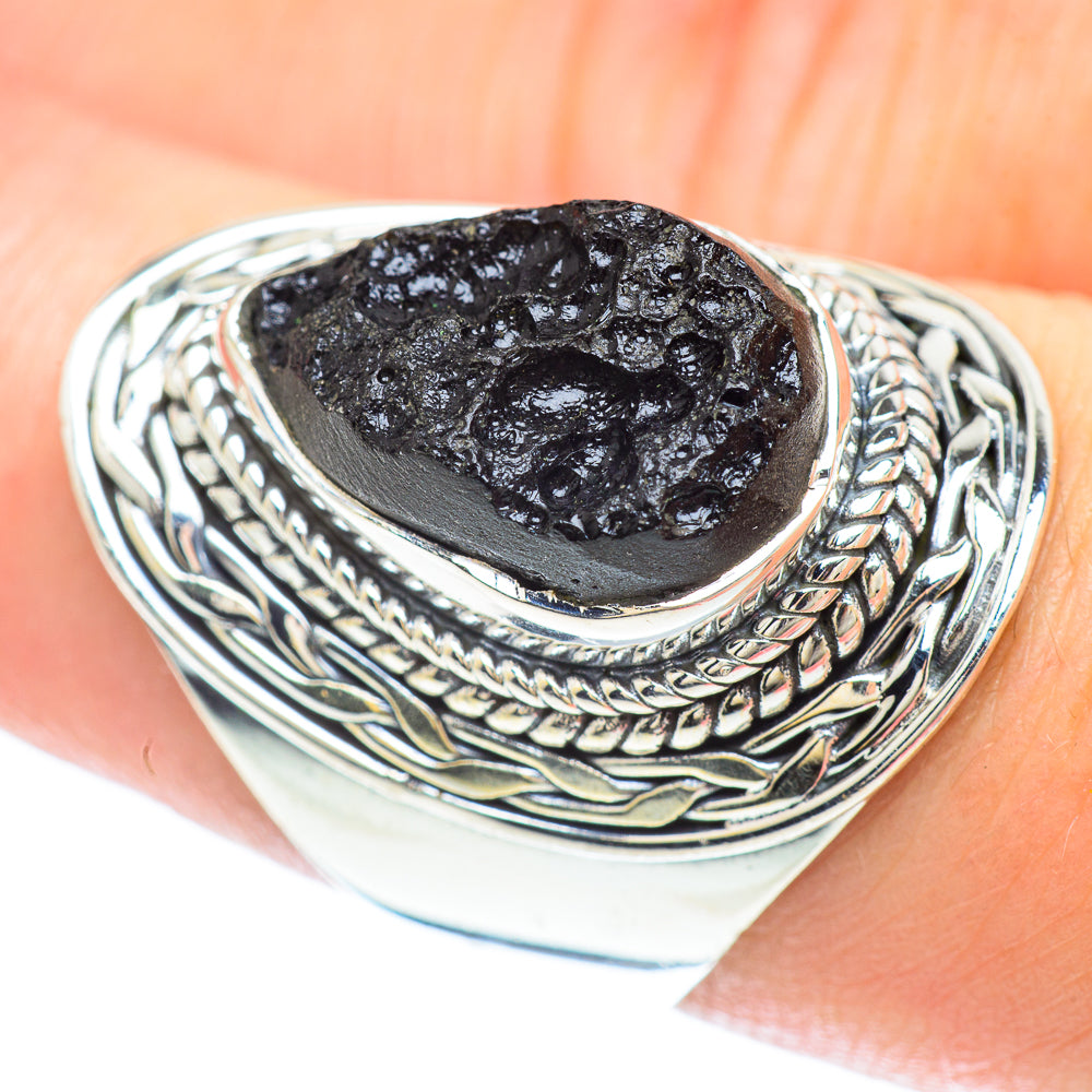 Tektite Rings handcrafted by Anasilvercos - RING56501