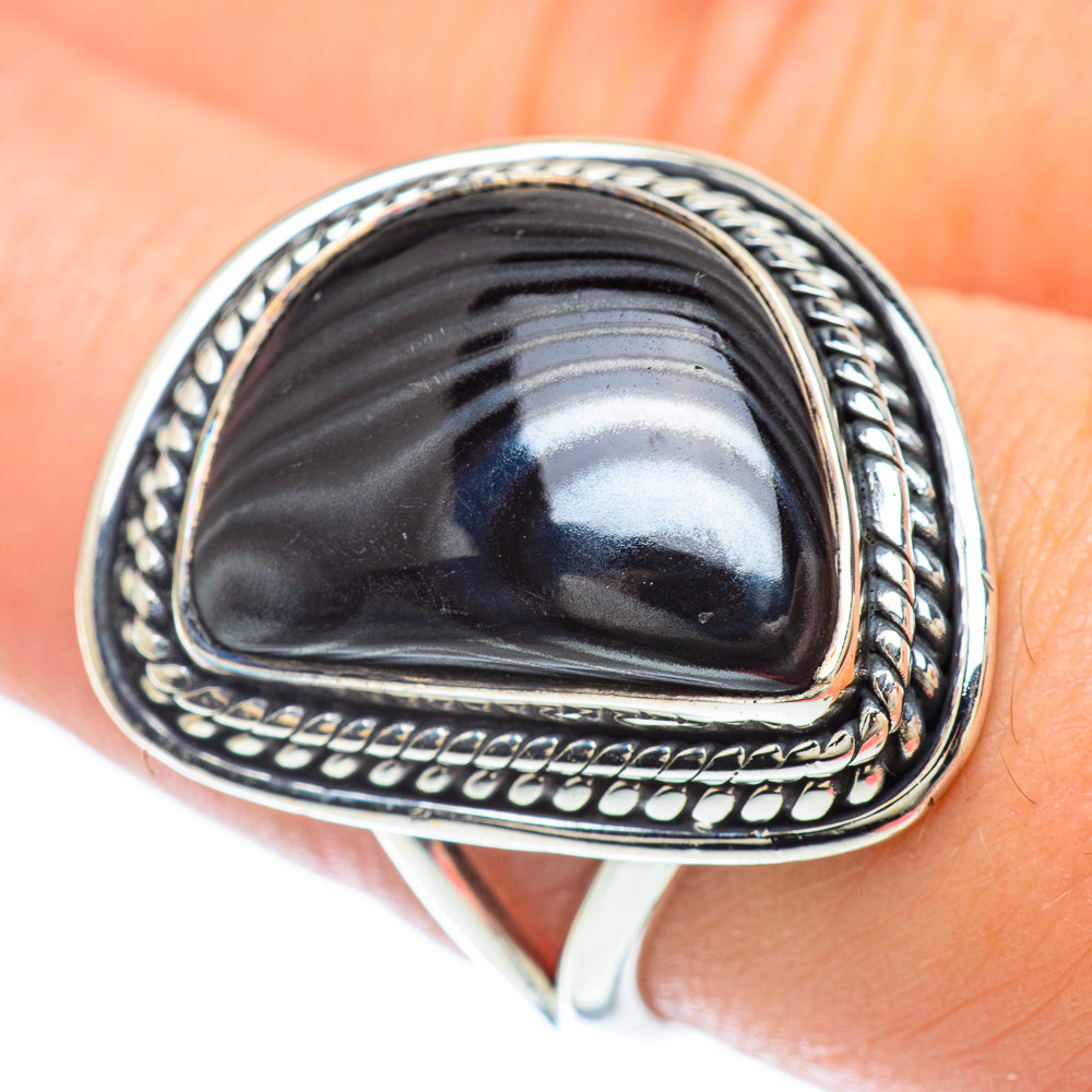 Psilomelane Rings handcrafted by Anasilvercos - RING56522