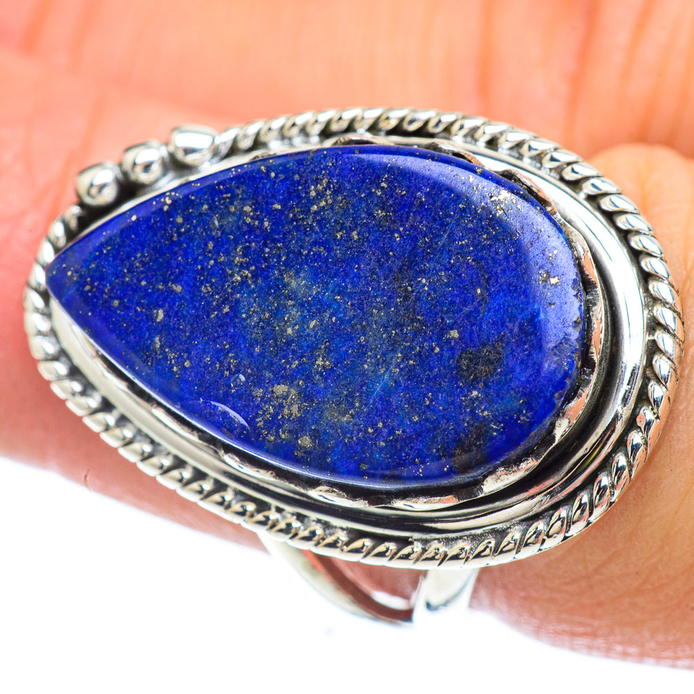 Lapis Lazuli Rings handcrafted by Anasilvercos - RING56529
