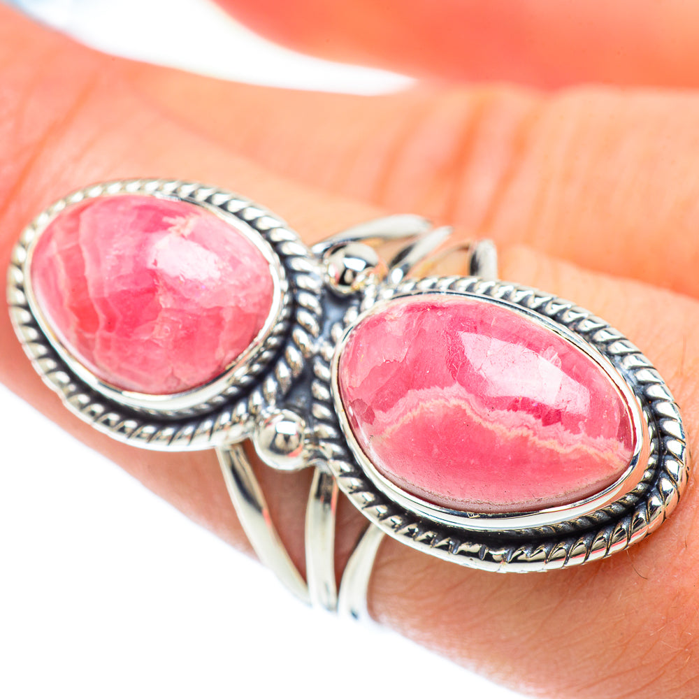 Rhodochrosite Rings handcrafted by Anasilvercos - RING56532