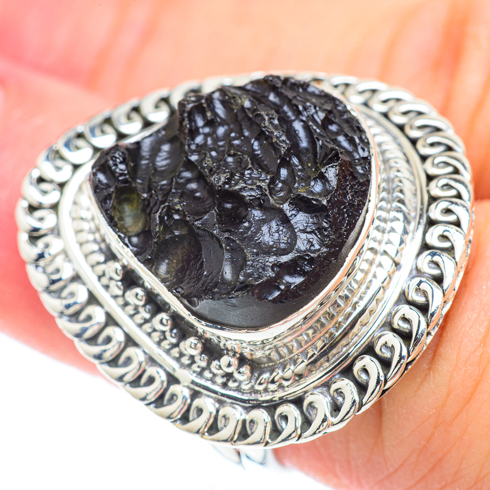 Tektite Rings handcrafted by Anasilvercos - RING56540