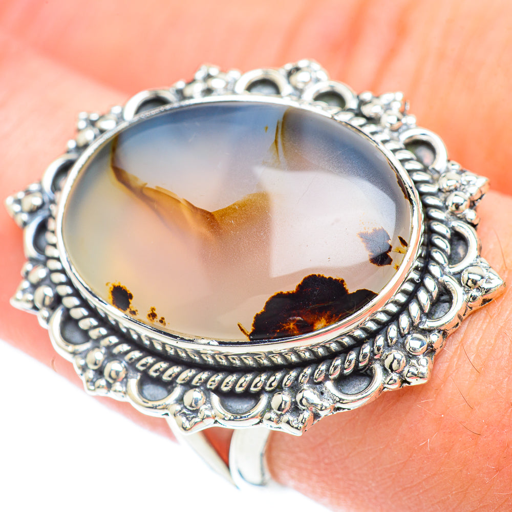 Montana Agate Rings handcrafted by Anasilvercos - RING56542