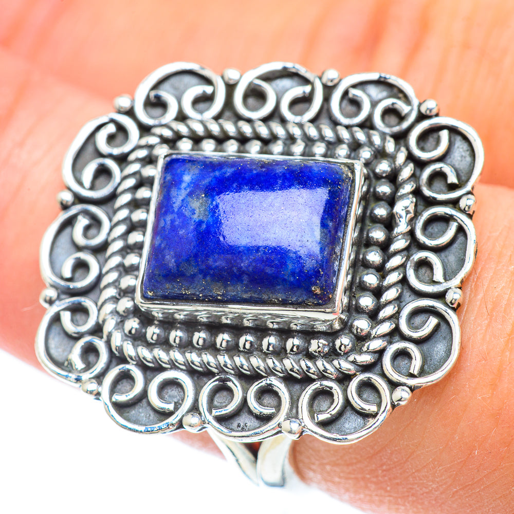 Lapis Lazuli Rings handcrafted by Anasilvercos - RING56562