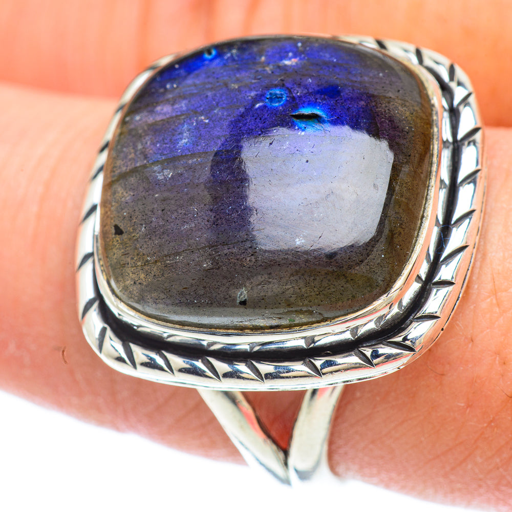 Labradorite Rings handcrafted by Anasilvercos - RING56564