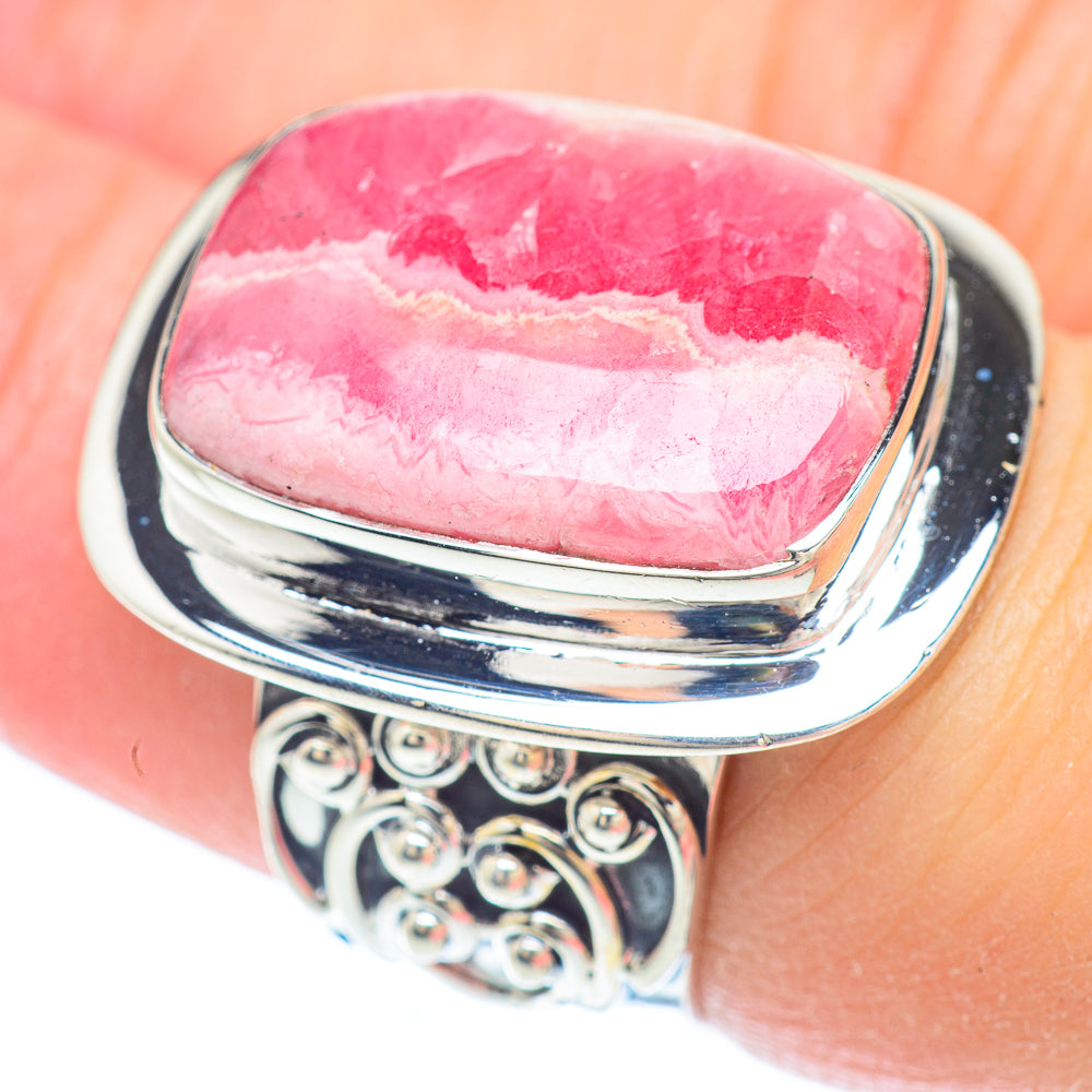 Rhodochrosite Rings handcrafted by Anasilvercos - RING56576