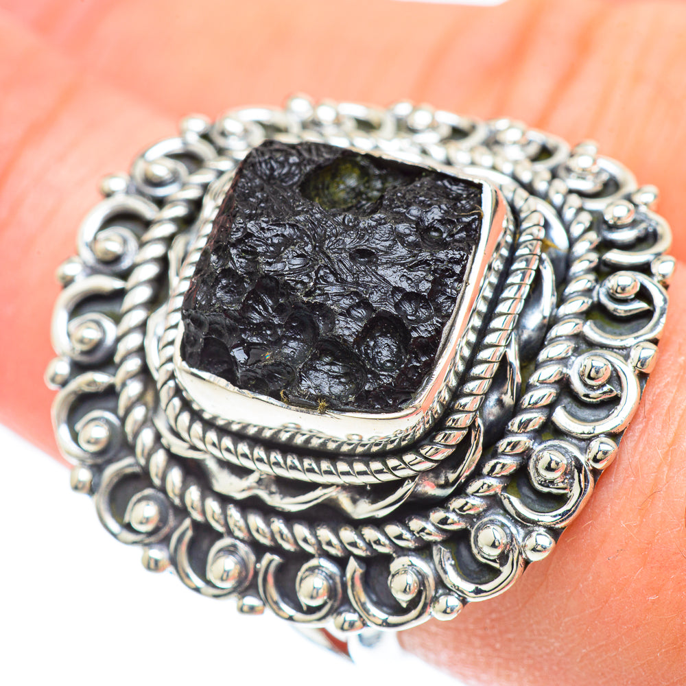 Tektite Rings handcrafted by Anasilvercos - RING56582