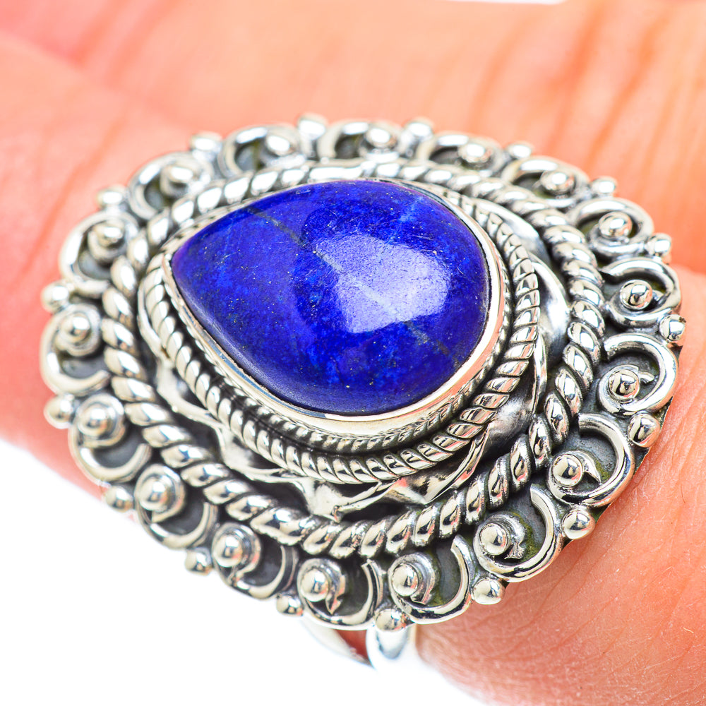 Lapis Lazuli Rings handcrafted by Anasilvercos - RING56596