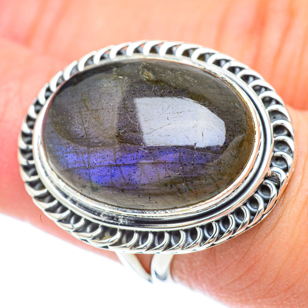 Labradorite Rings handcrafted by Anasilvercos - RING56597