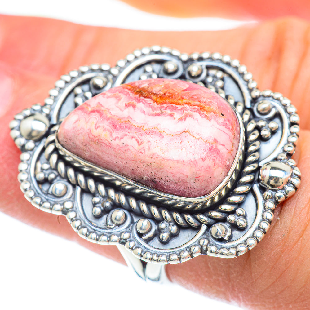 Rhodochrosite Rings handcrafted by Anasilvercos - RING56608