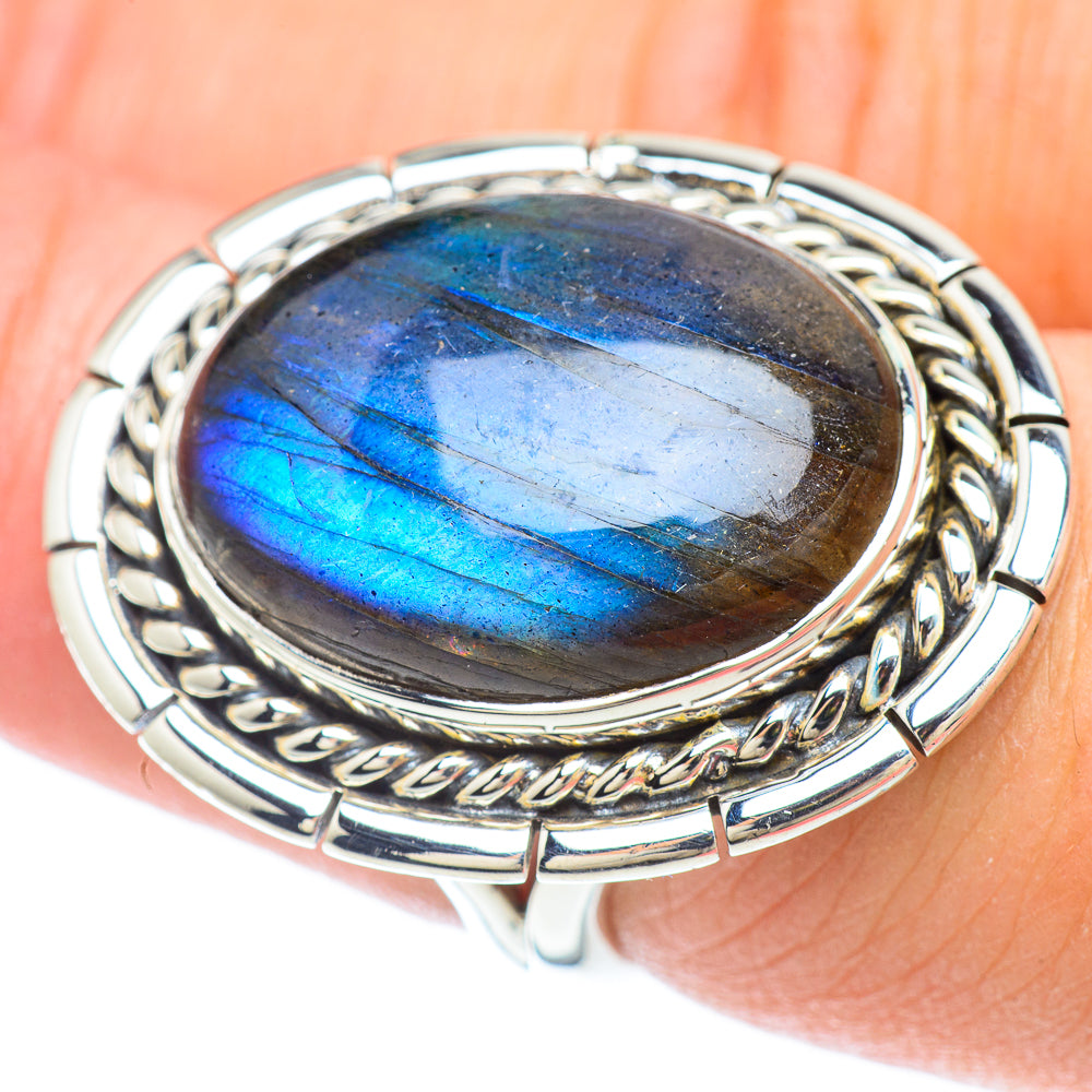 Labradorite Rings handcrafted by Anasilvercos - RING56620