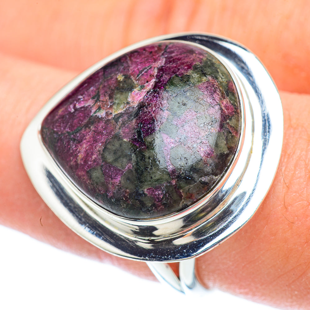 Russian Eudialyte Rings handcrafted by Anasilvercos - RING56631