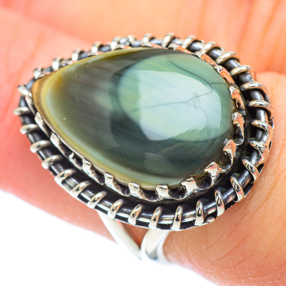 Willow Creek Jasper Rings handcrafted by Anasilvercos - RING56639
