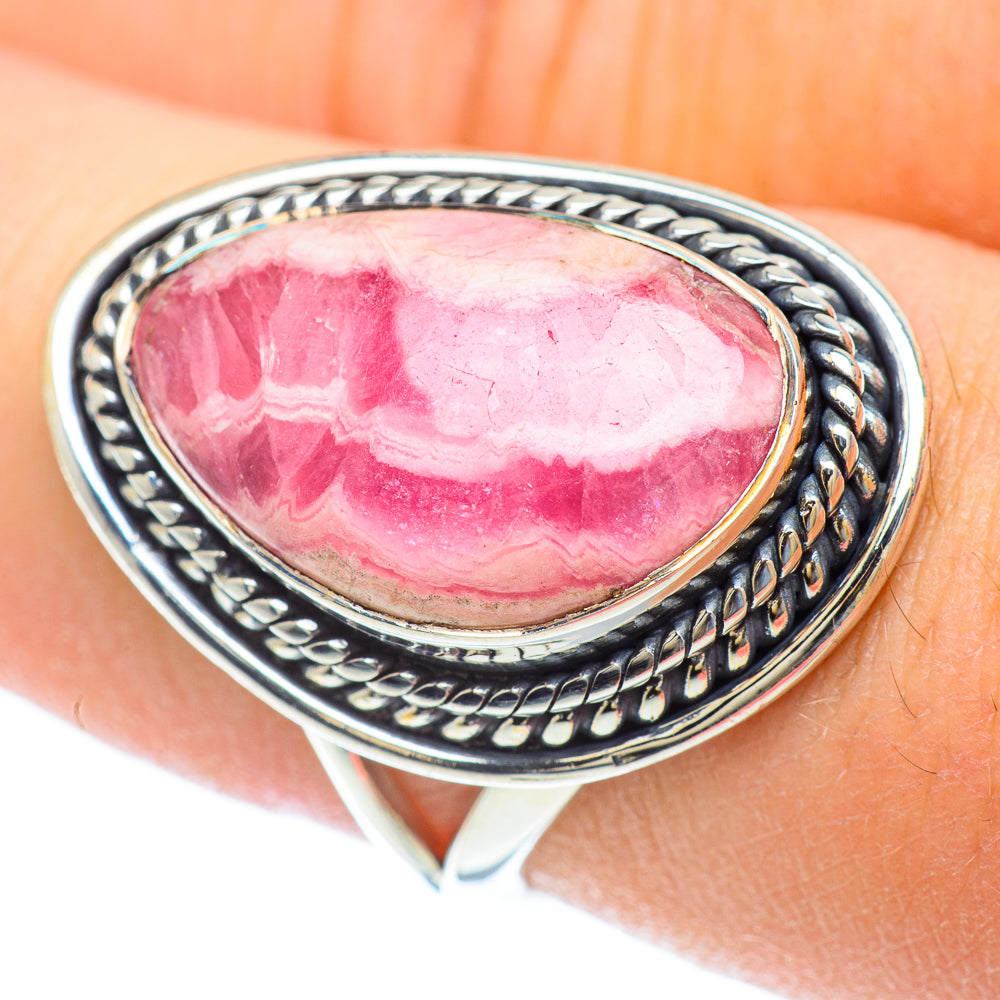 Rhodochrosite Rings handcrafted by Anasilvercos - RING56650