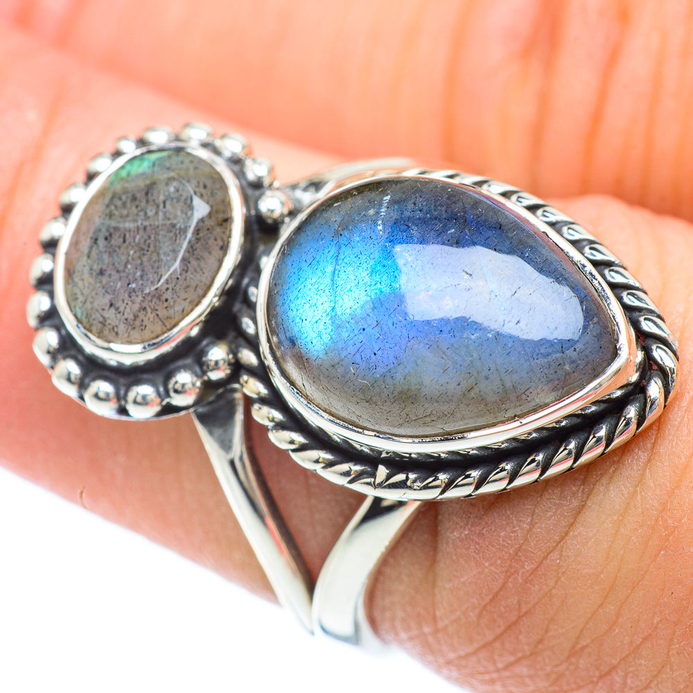 Labradorite Rings handcrafted by Anasilvercos - RING56704