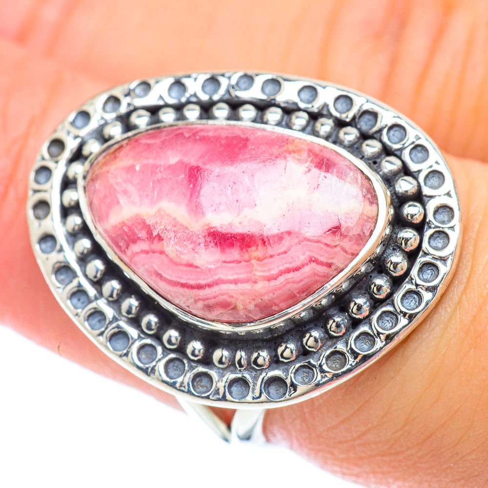 Rhodochrosite Rings handcrafted by Anasilvercos - RING56723