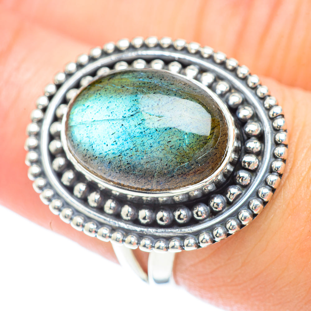 Labradorite Rings handcrafted by Anasilvercos - RING56774