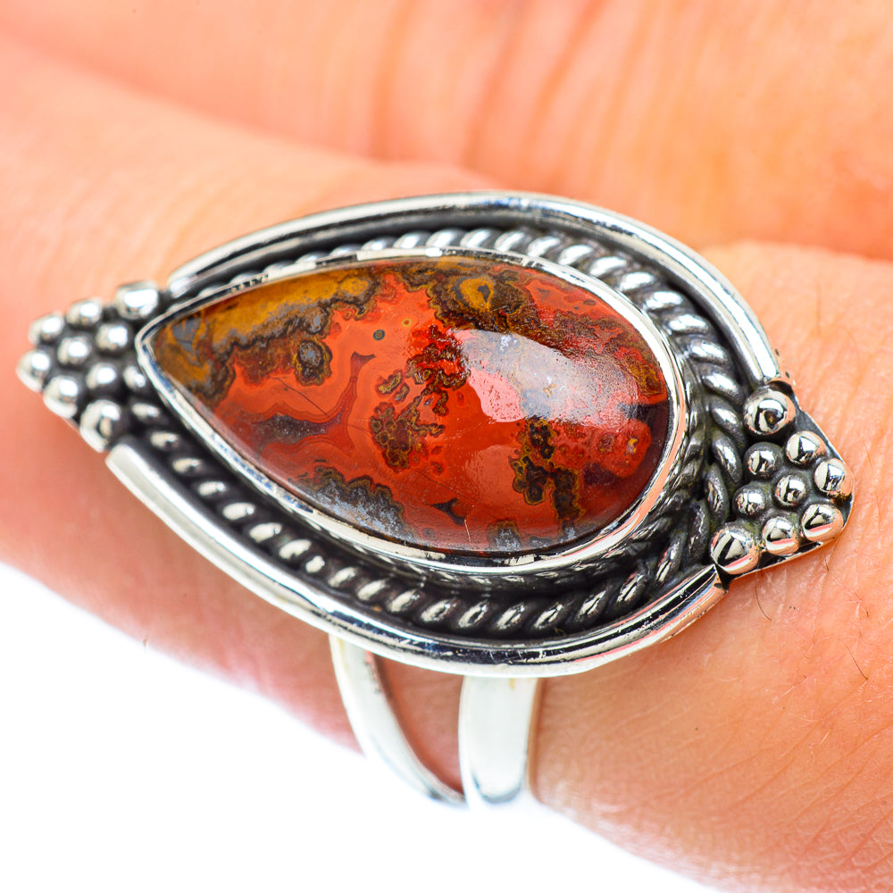 Moroccan Agate Rings handcrafted by Anasilvercos - RING56776