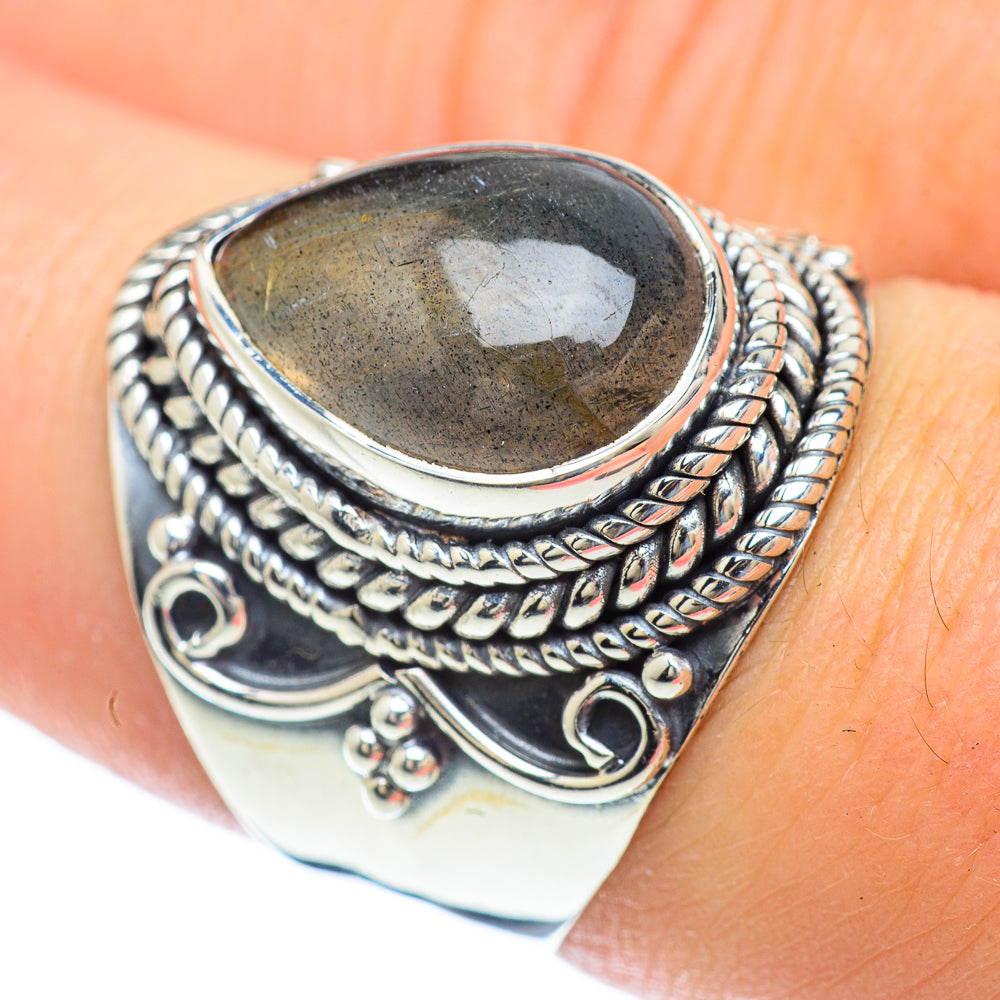 Labradorite Rings handcrafted by Anasilvercos - RING56778