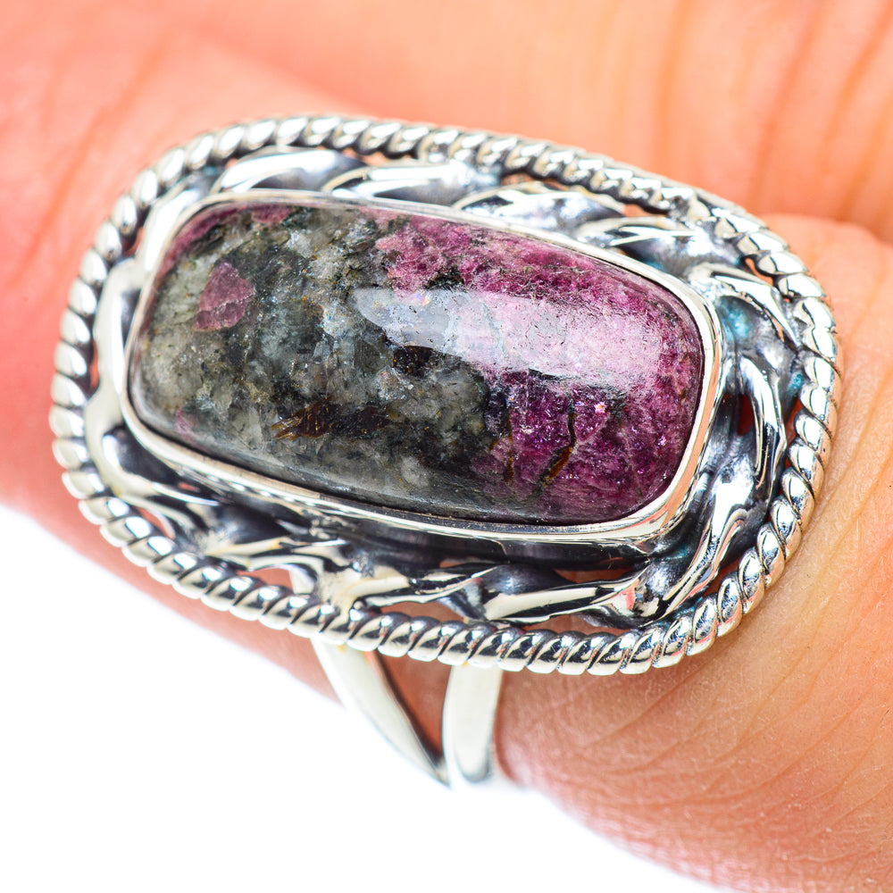 Russian Eudialyte Rings handcrafted by Anasilvercos - RING56783