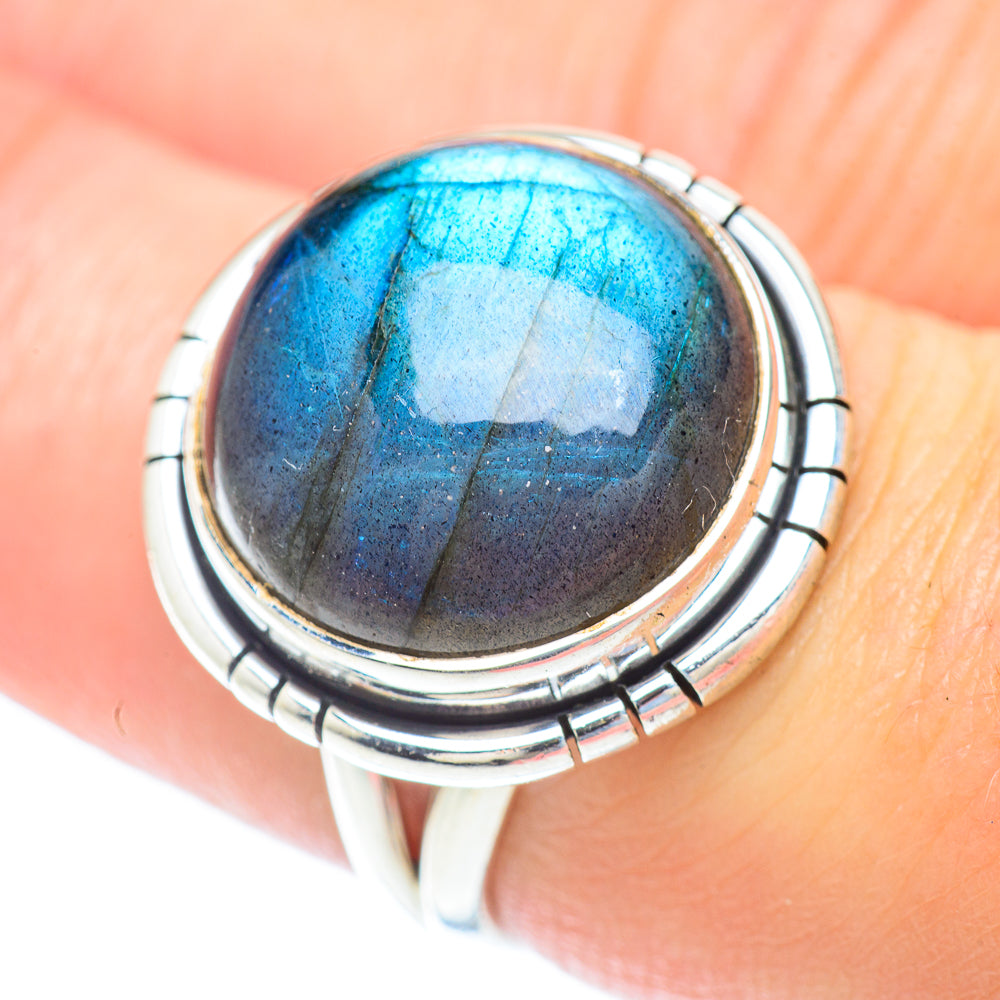 Labradorite Rings handcrafted by Anasilvercos - RING56823