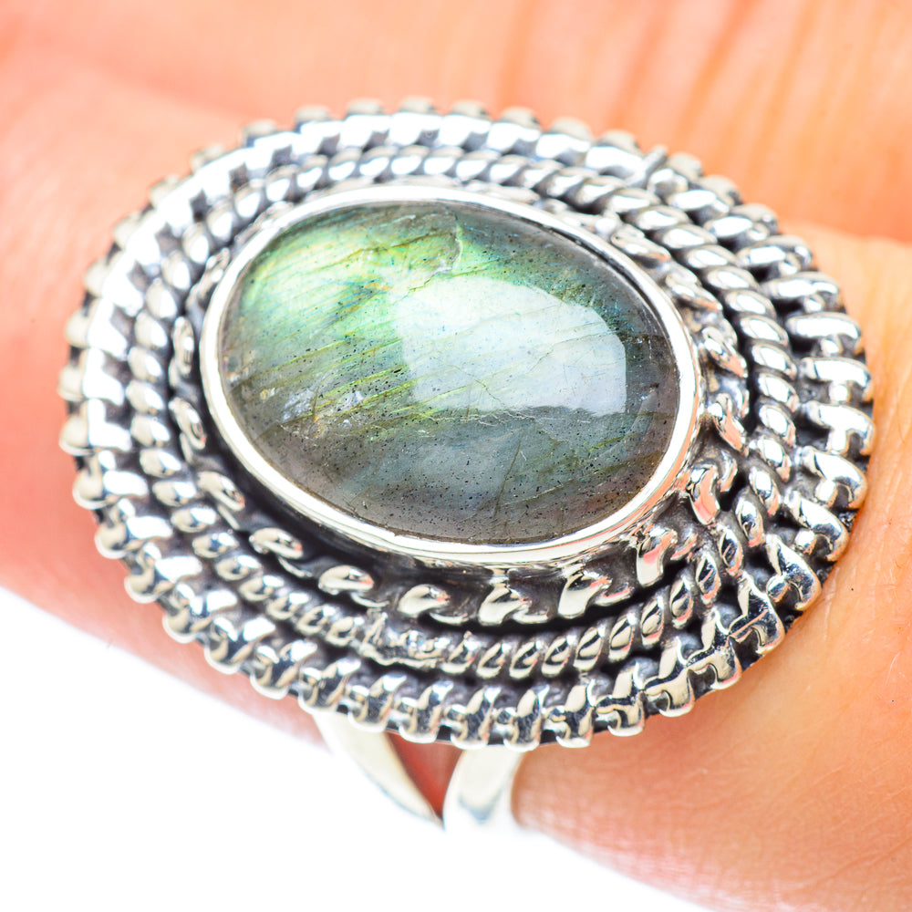 Prehnite Rings handcrafted by Anasilvercos - RING56825