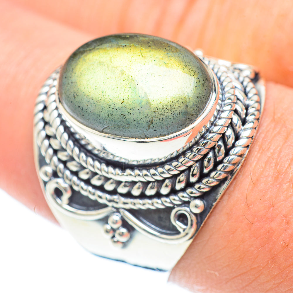 Labradorite Rings handcrafted by Anasilvercos - RING56829
