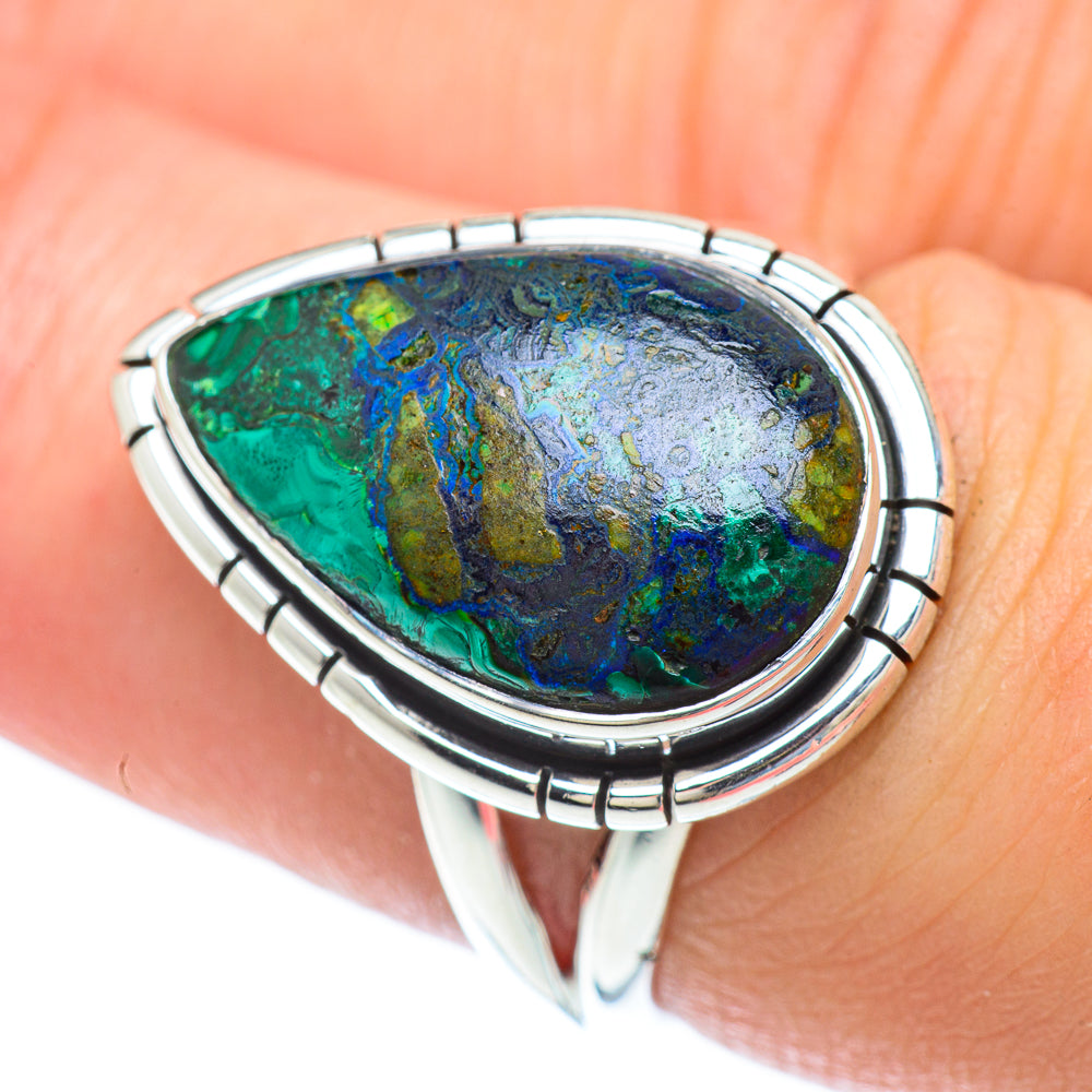 Chrysocolla Rings handcrafted by Anasilvercos - RING56847