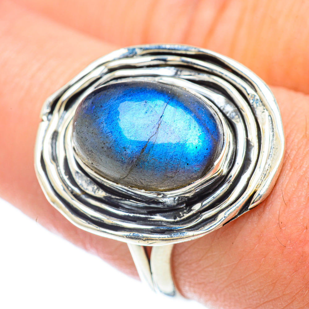 Labradorite Rings handcrafted by Anasilvercos - RING56855
