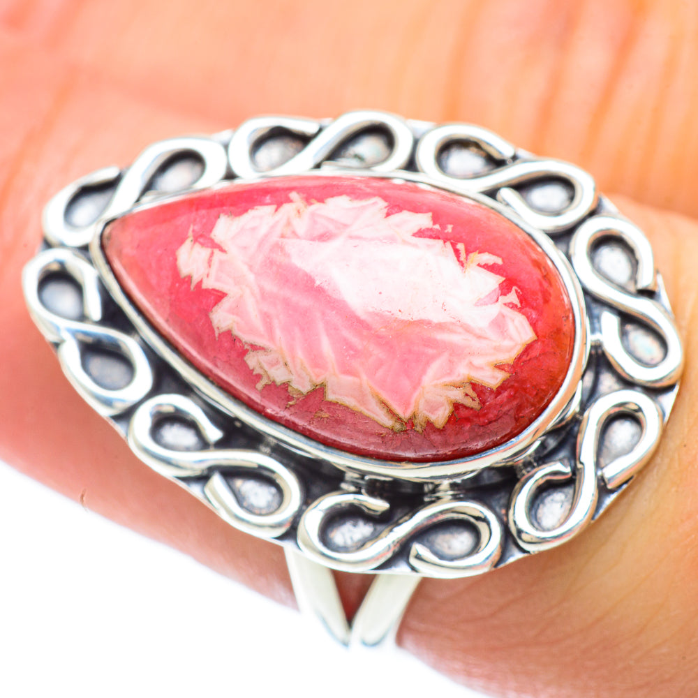 Rhodochrosite Rings handcrafted by Anasilvercos - RING56864