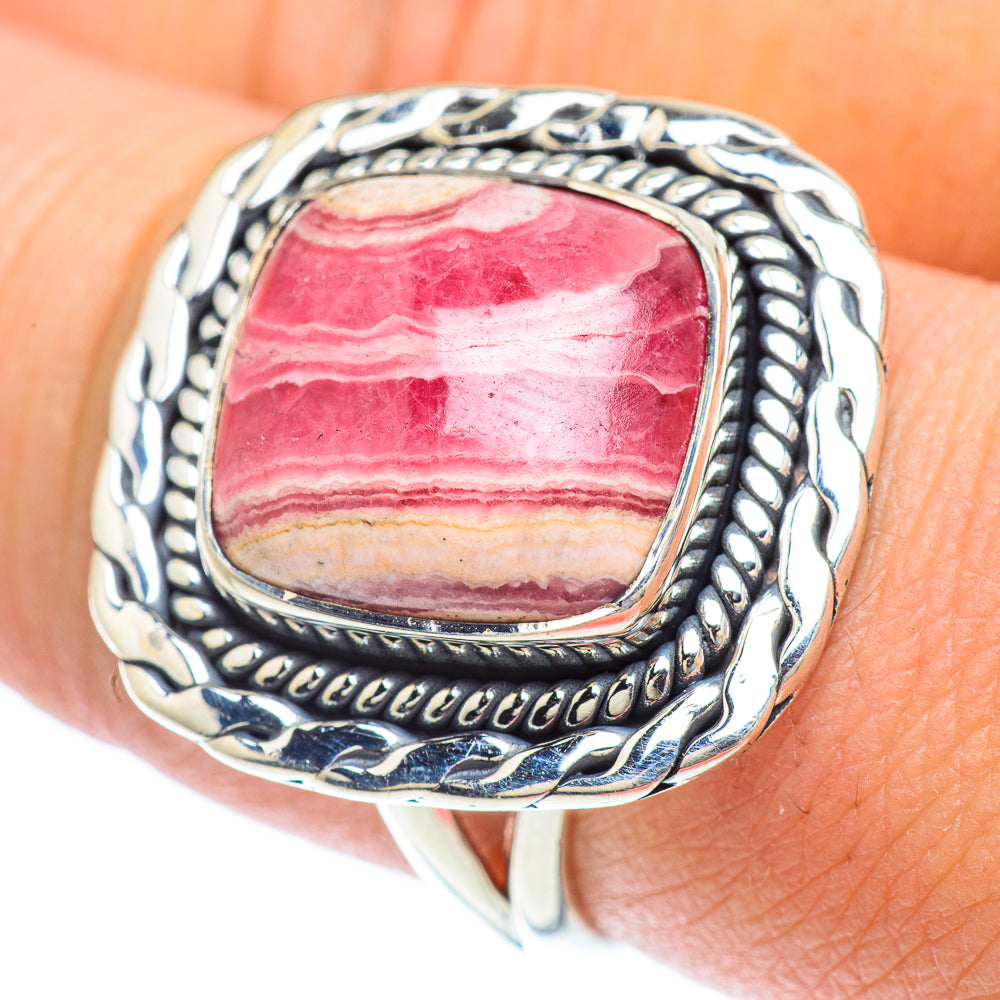 Rhodochrosite Rings handcrafted by Anasilvercos - RING56867