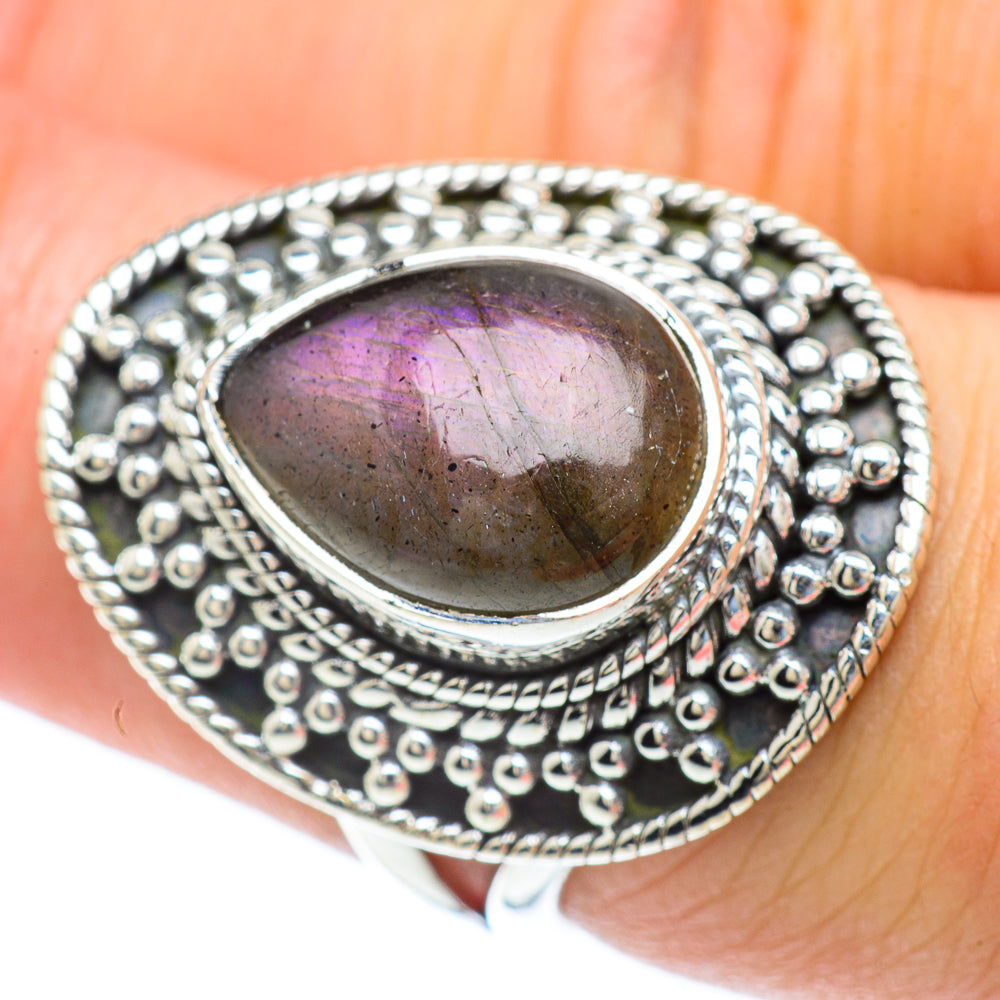 Labradorite Rings handcrafted by Anasilvercos - RING56869