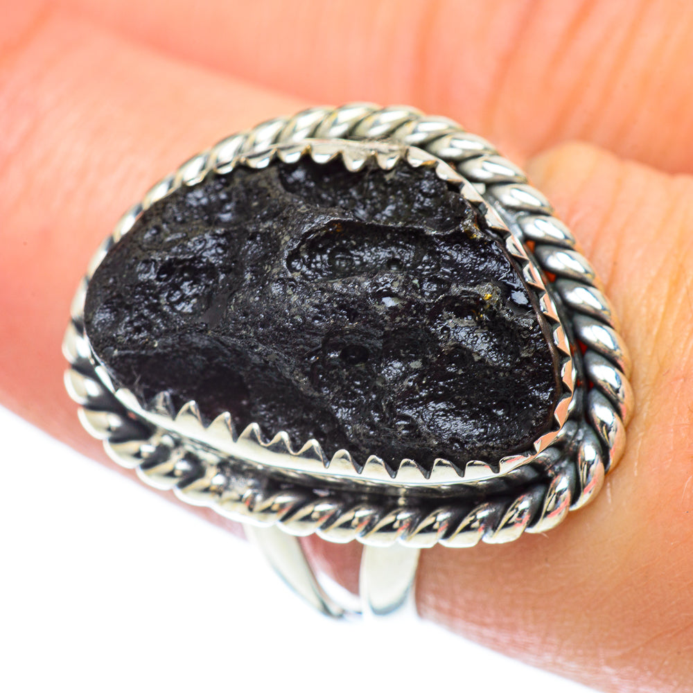 Tektite Rings handcrafted by Anasilvercos - RING56871