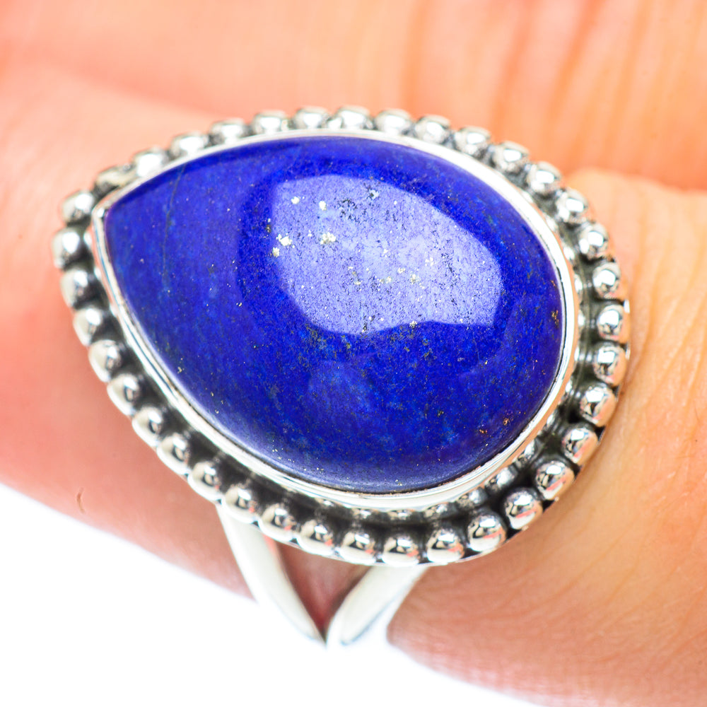 Lapis Lazuli Rings handcrafted by Anasilvercos - RING56876