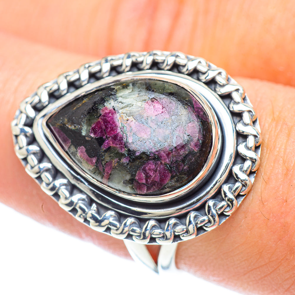 Russian Eudialyte Rings handcrafted by Anasilvercos - RING56900
