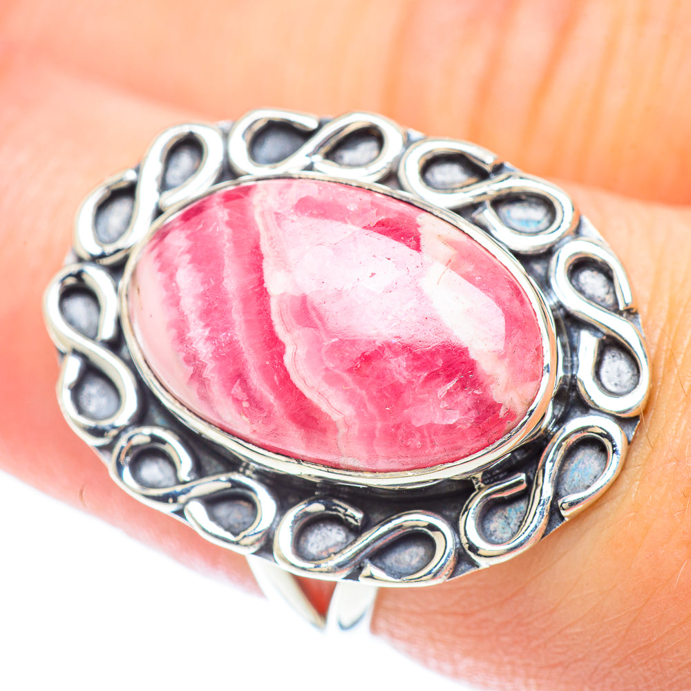 Rhodochrosite Rings handcrafted by Anasilvercos - RING56925