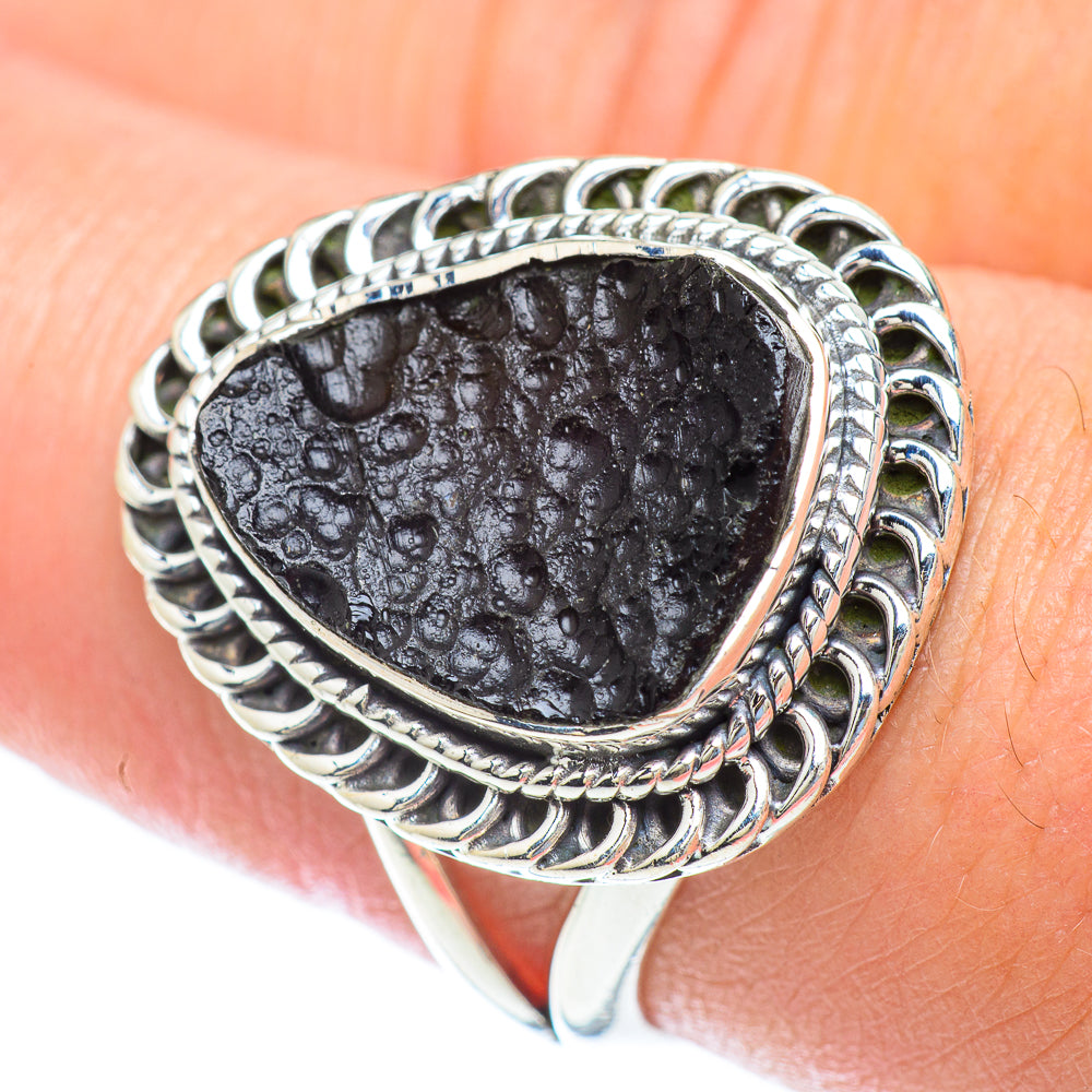 Tektite Rings handcrafted by Anasilvercos - RING56928