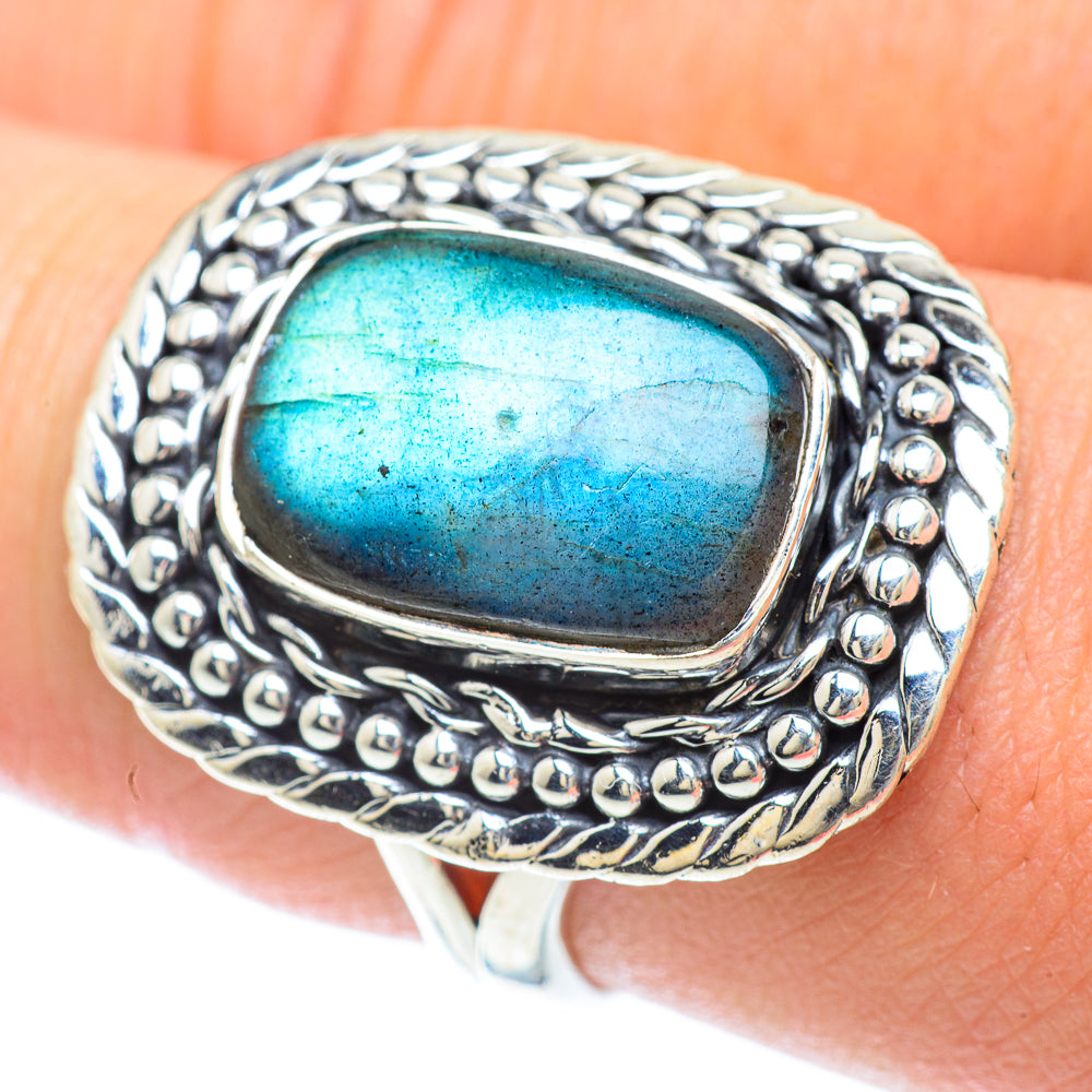 Labradorite Rings handcrafted by Anasilvercos - RING56931