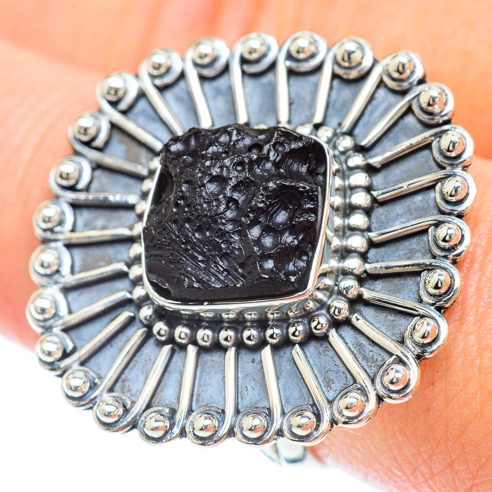 Tektite Rings handcrafted by Anasilvercos - RING56964