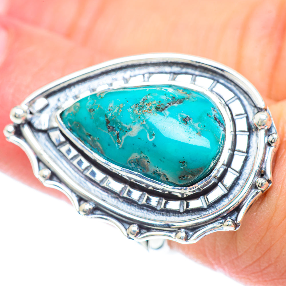 Chrysocolla Rings handcrafted by Anasilvercos - RING56972