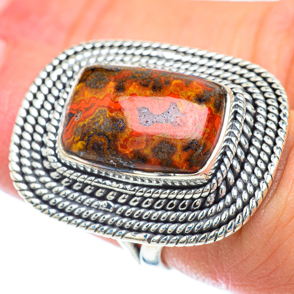 Moroccan Agate Rings handcrafted by Anasilvercos - RING56985