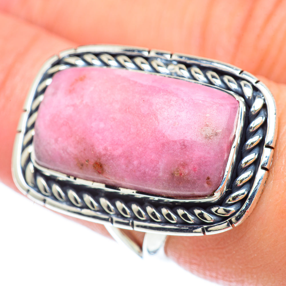 Pink Opal Rings handcrafted by Anasilvercos - RING56987