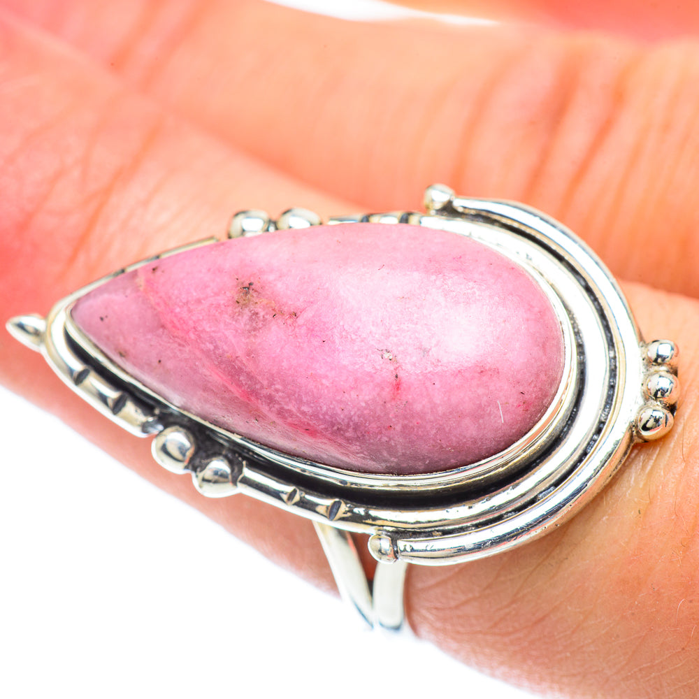 Pink Opal Rings handcrafted by Anasilvercos - RING57017