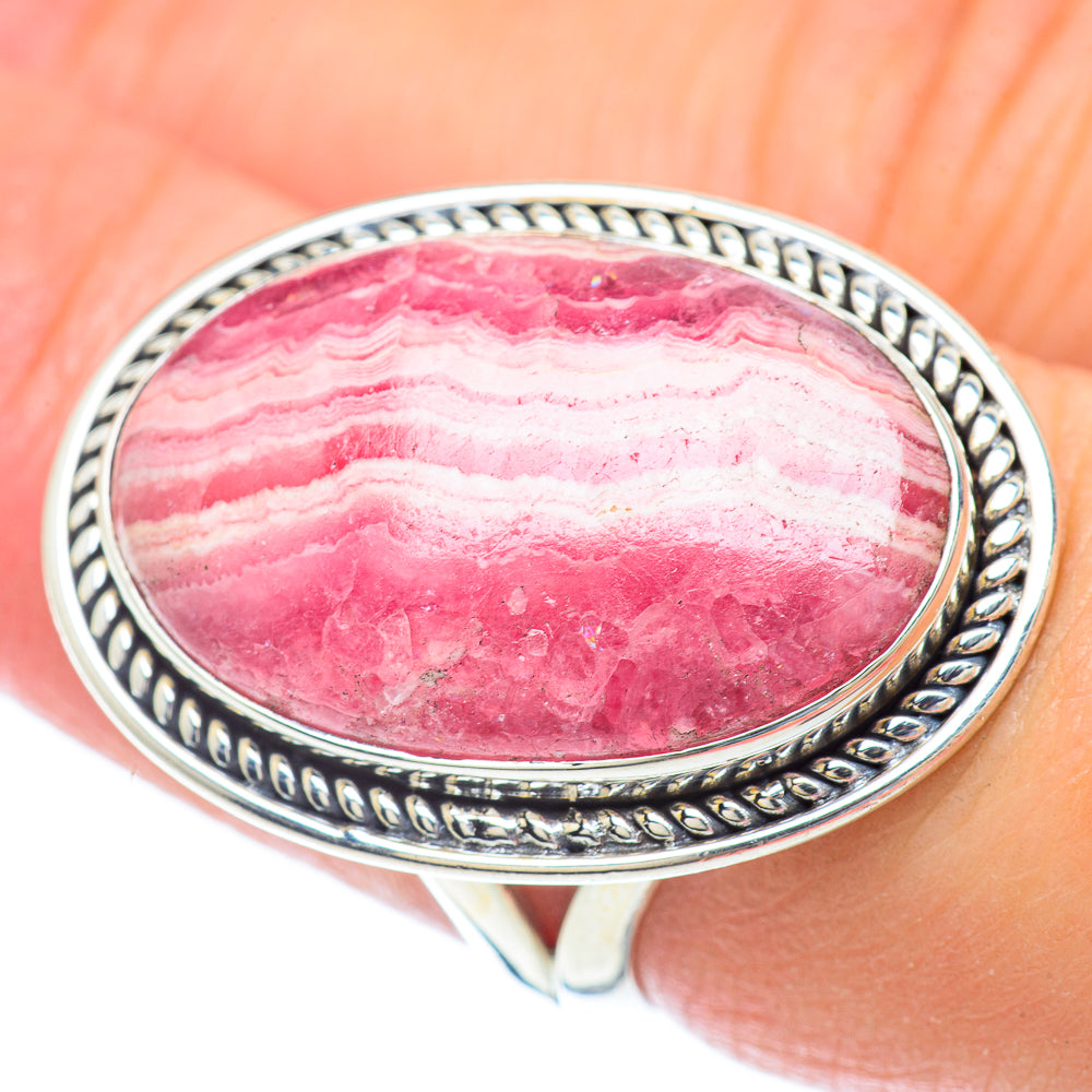 Rhodochrosite Rings handcrafted by Anasilvercos - RING57020