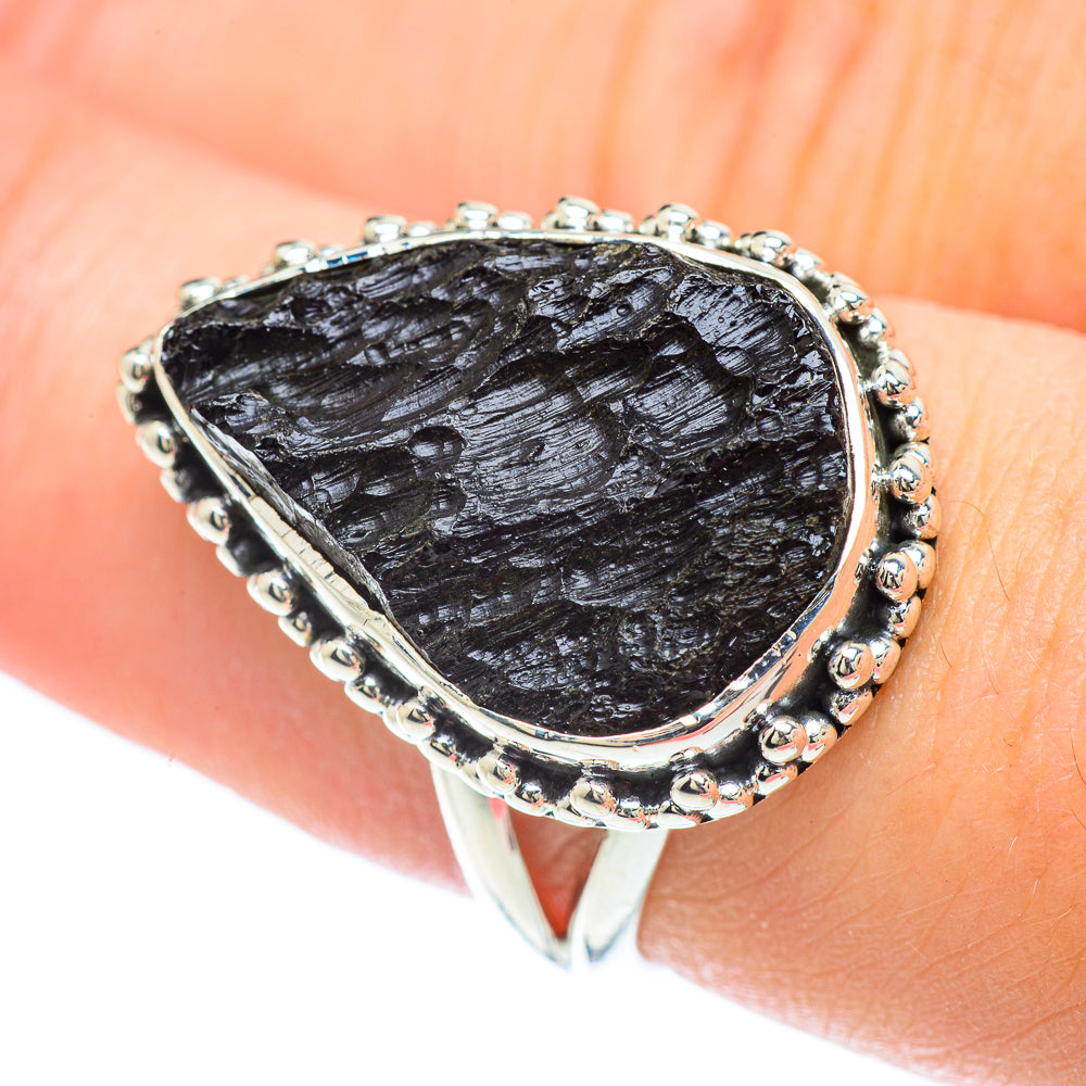 Tektite Rings handcrafted by Anasilvercos - RING57078